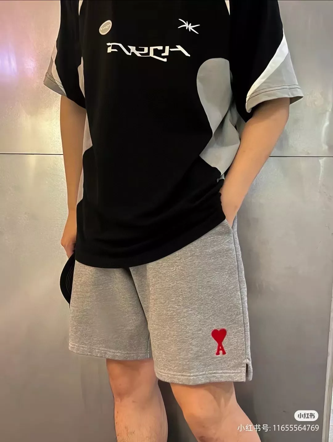 아미 하트 자수 밴딩 쇼츠 상세 이미지 12