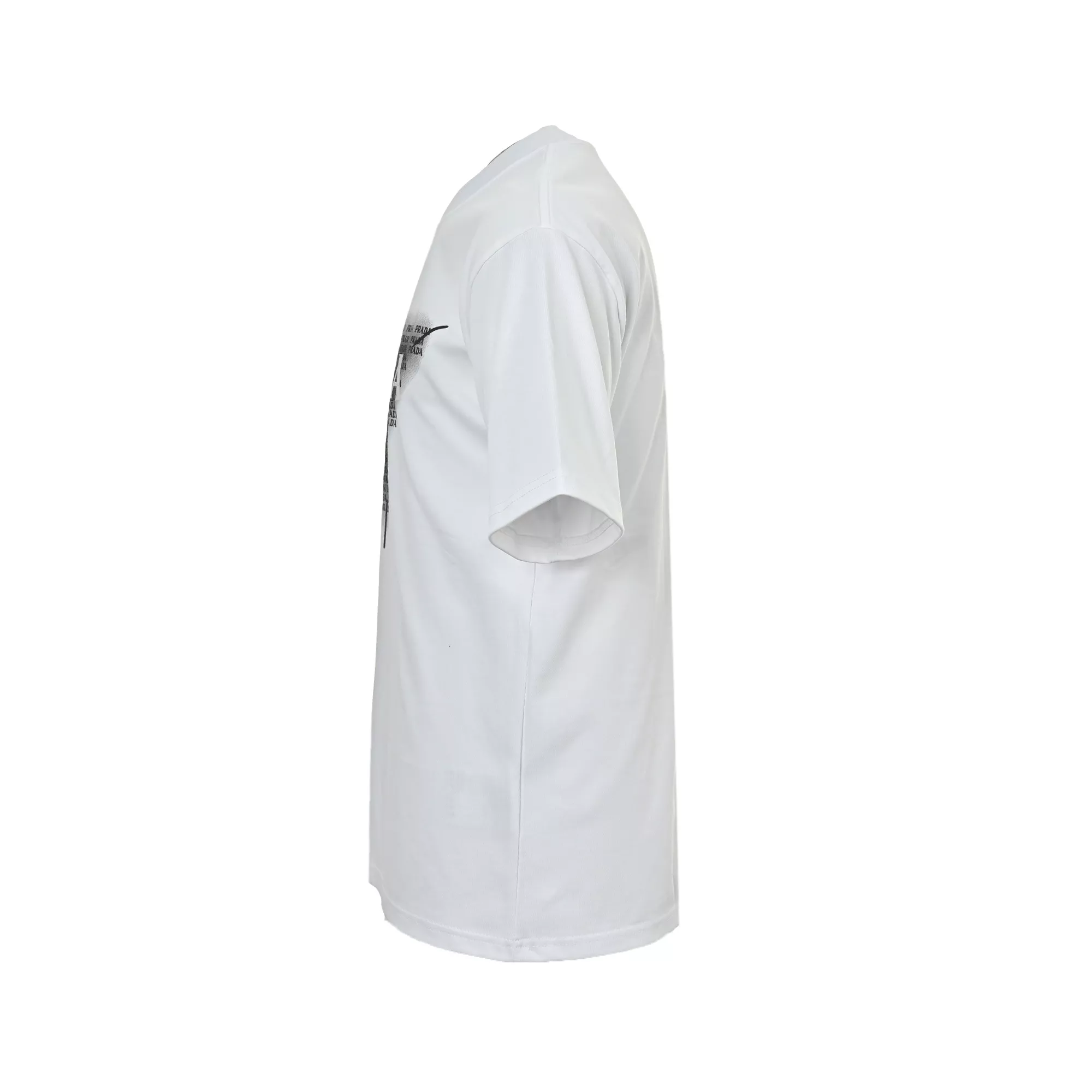 프라다 삼각 로고 자수 반소매 상의 상세 이미지 2