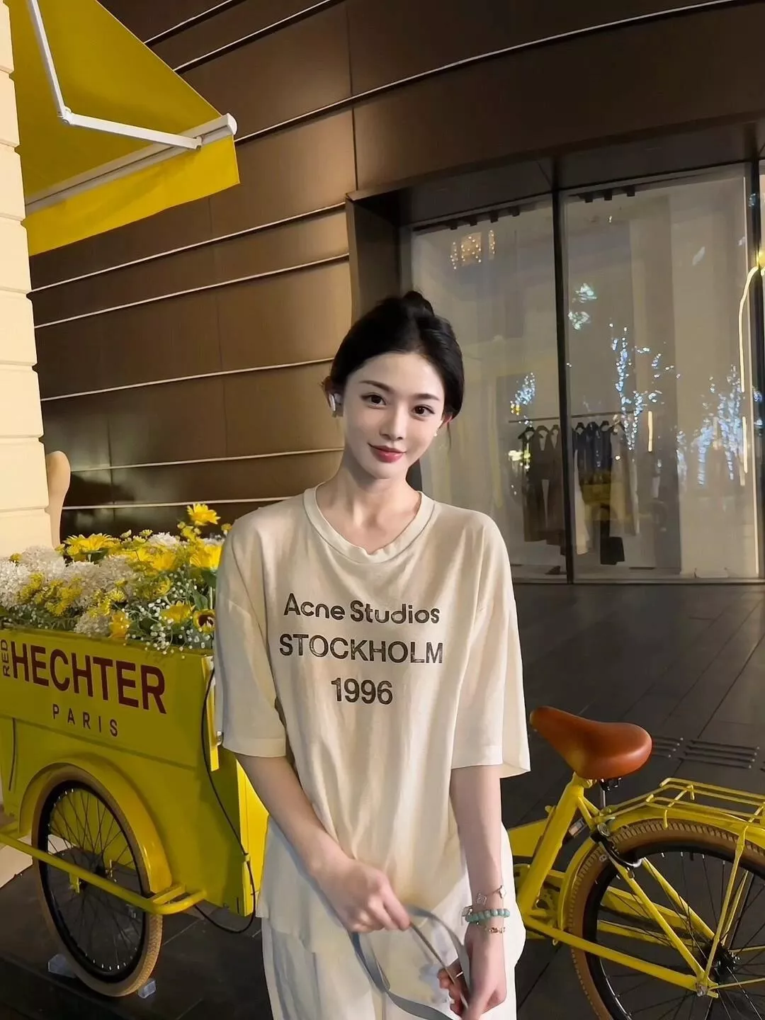 아크네스튜디오 1996 레터링 빈티지 워싱 반팔 티셔츠 상세 이미지 19