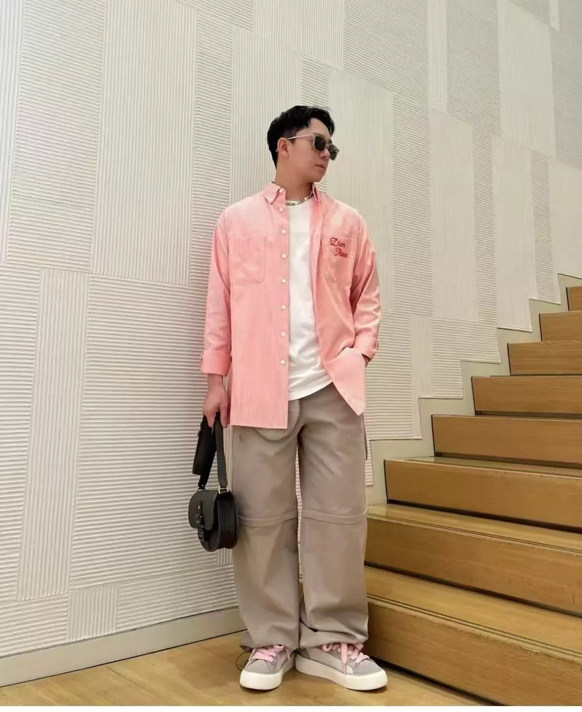디올 분리형 새들백 디테일 카고 팬츠 상세 이미지 11