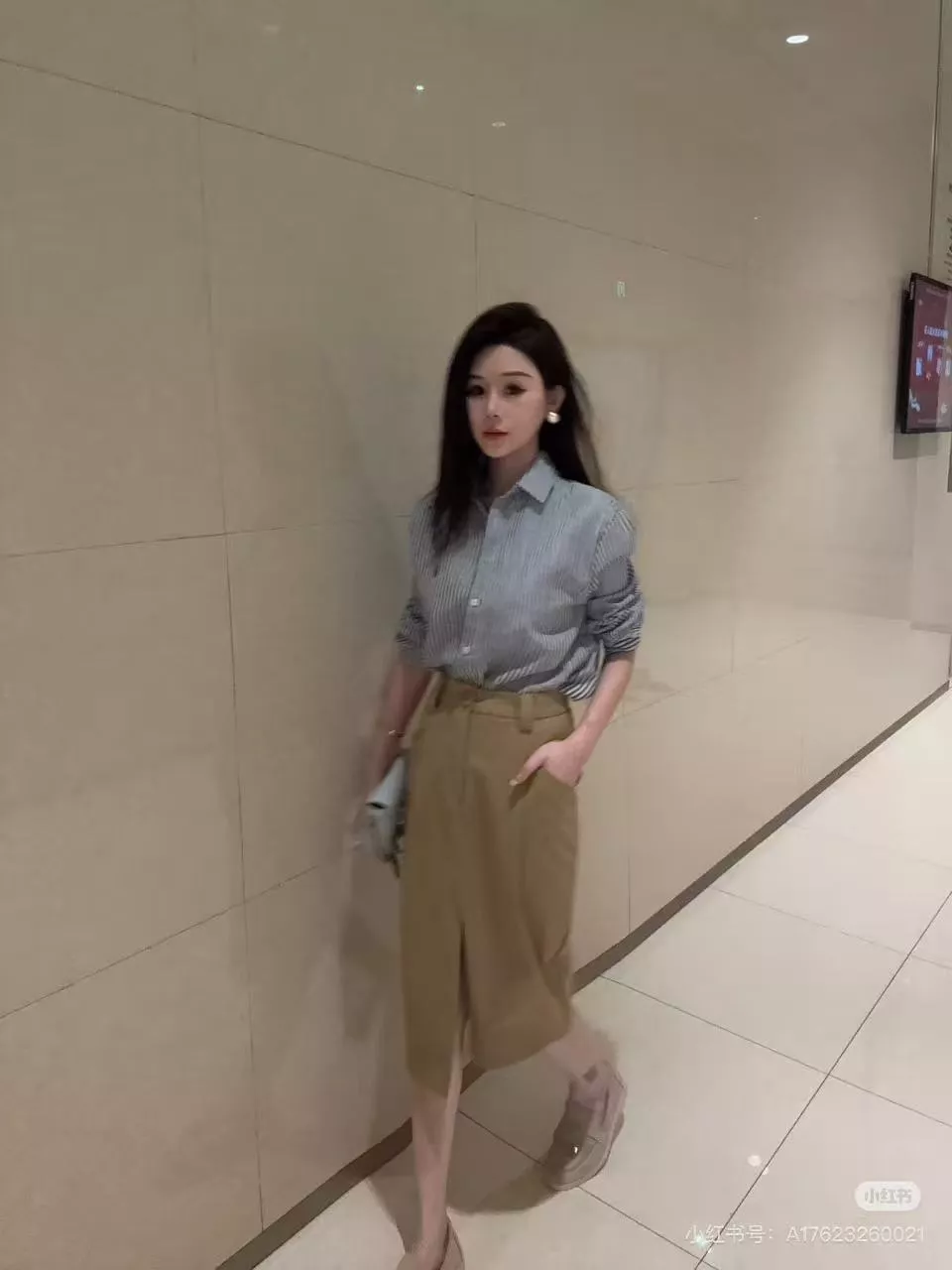 랄프로렌 포니 자수 스트라이프 린넨 셔츠 상세 이미지 19