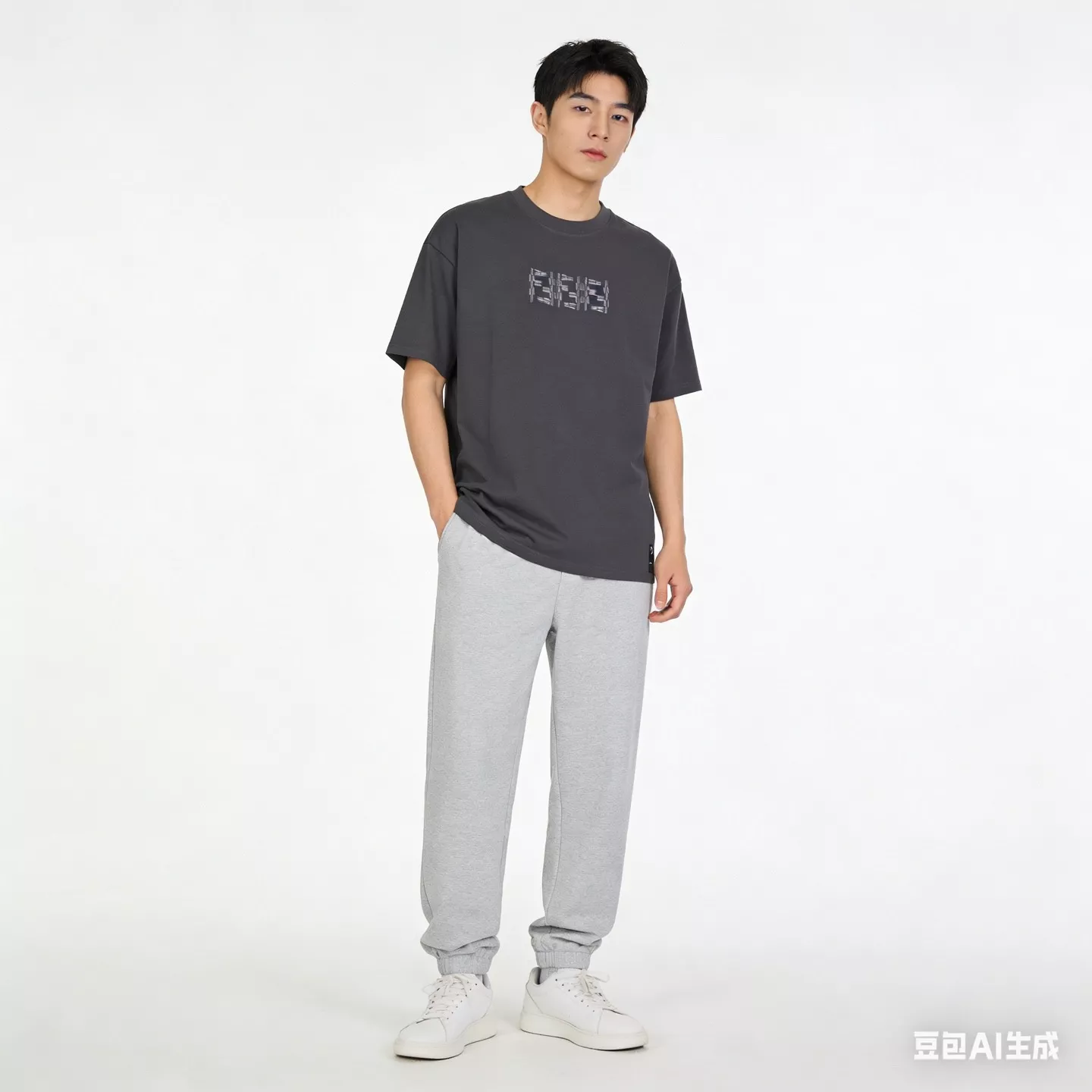 펜디 대나무결 자수 더블에프 로고 반팔 상세 이미지 16