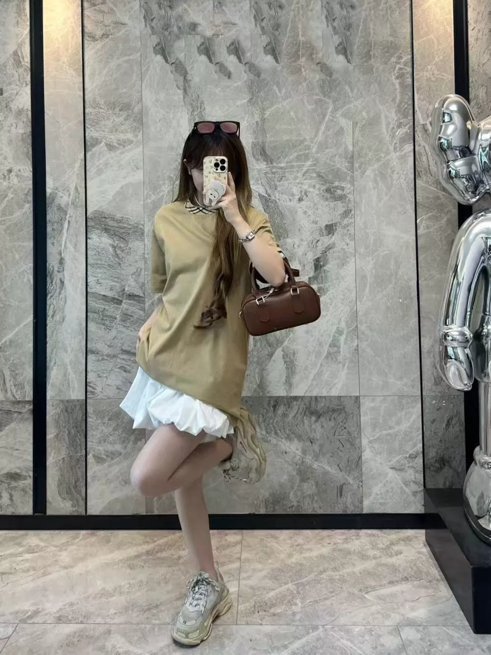 버버리 체크 칼라 배색 반소매 티셔츠 상세 이미지 12