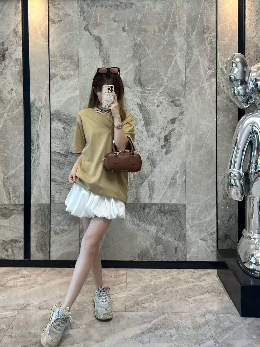 버버리 체크 칼라 배색 반소매 티셔츠 상세 이미지 13