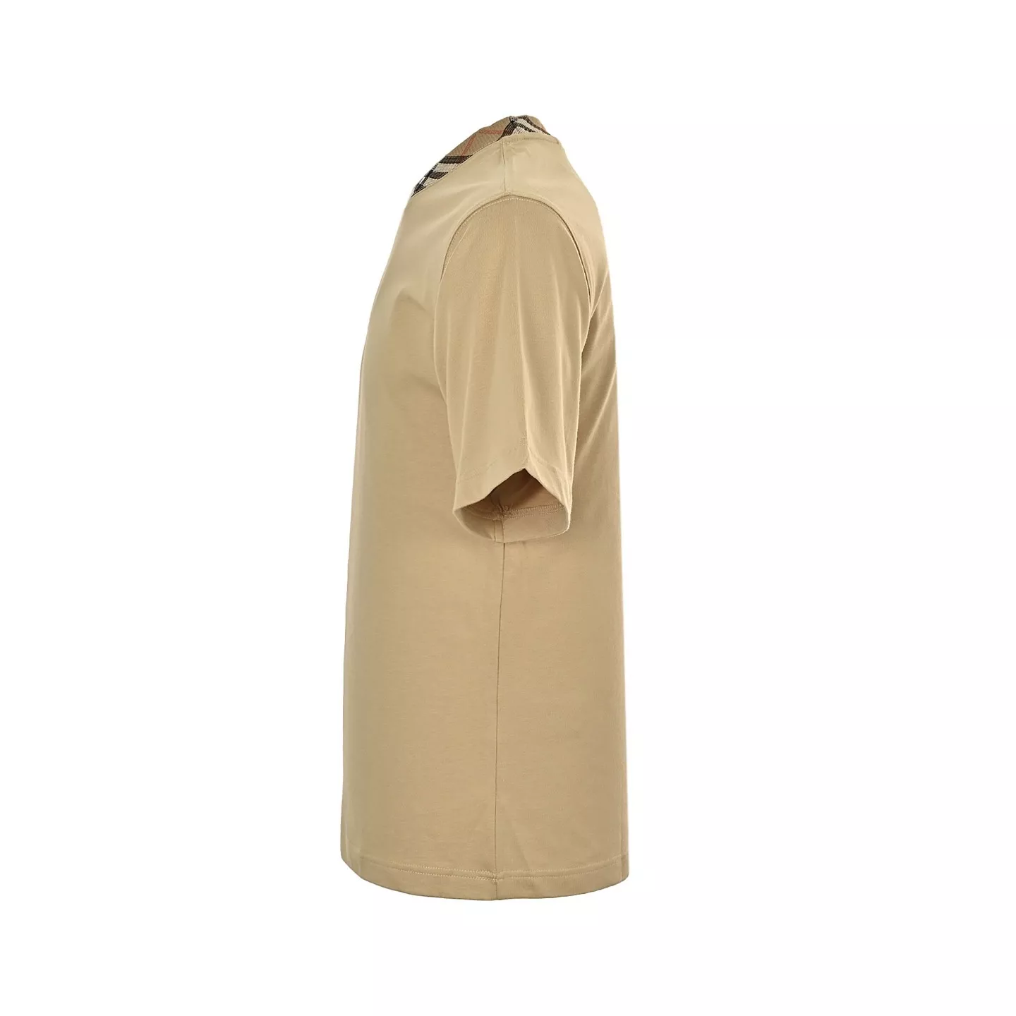 버버리 체크 칼라 배색 반소매 티셔츠 상세 이미지 2
