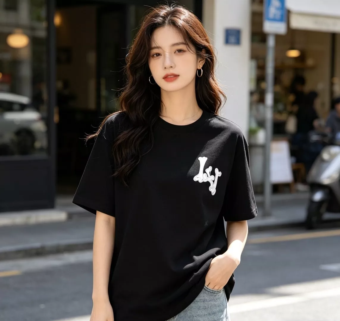 루이비통 본 로고 프린트 반소매 상의 상세 이미지 11