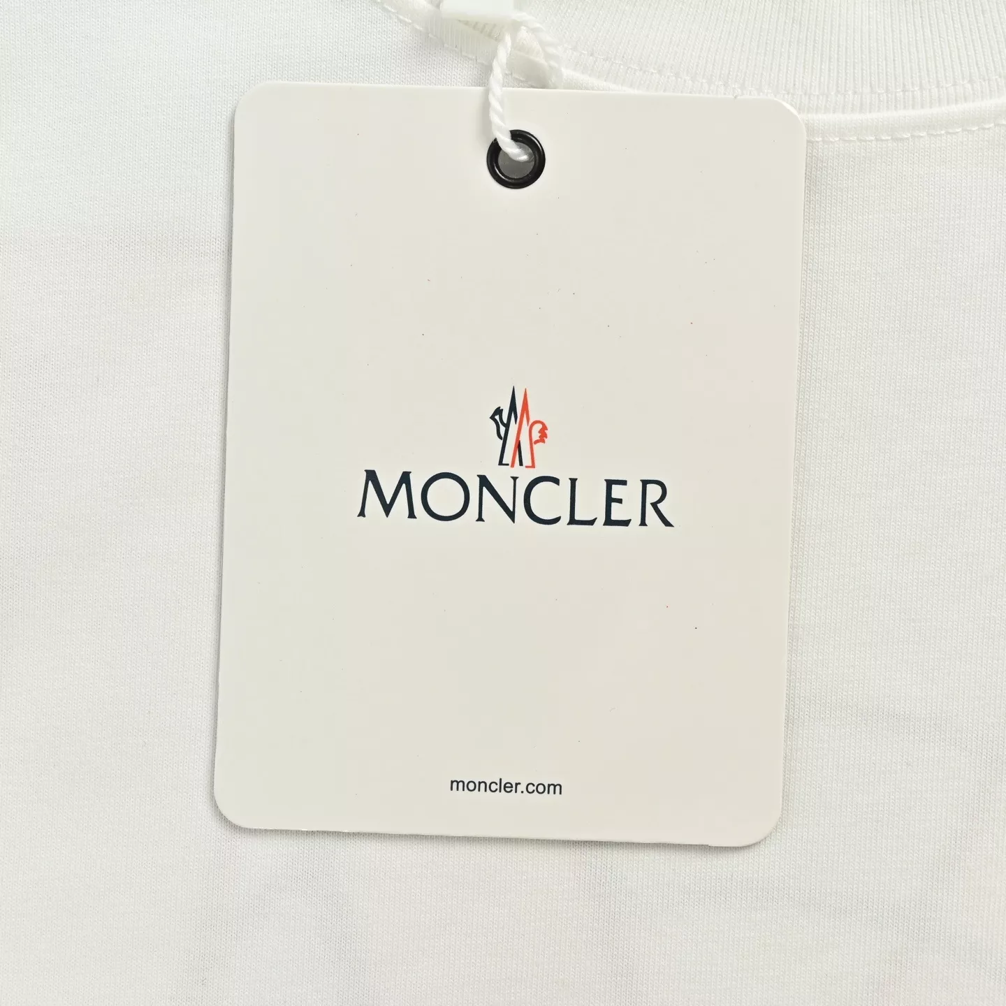 몽클레어 후면 빅 엠 패치 자수 반팔 티셔츠 상세 이미지 7