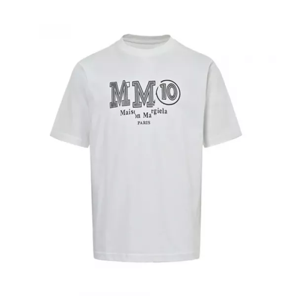 메종마르지엘라 MM10 프린트 라운드 반소매 티셔츠