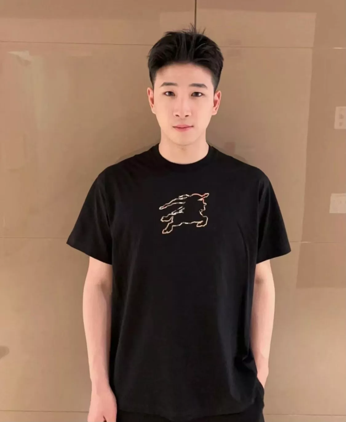 버버리 전마 로고 패치 반소매 탑 상세 이미지 18