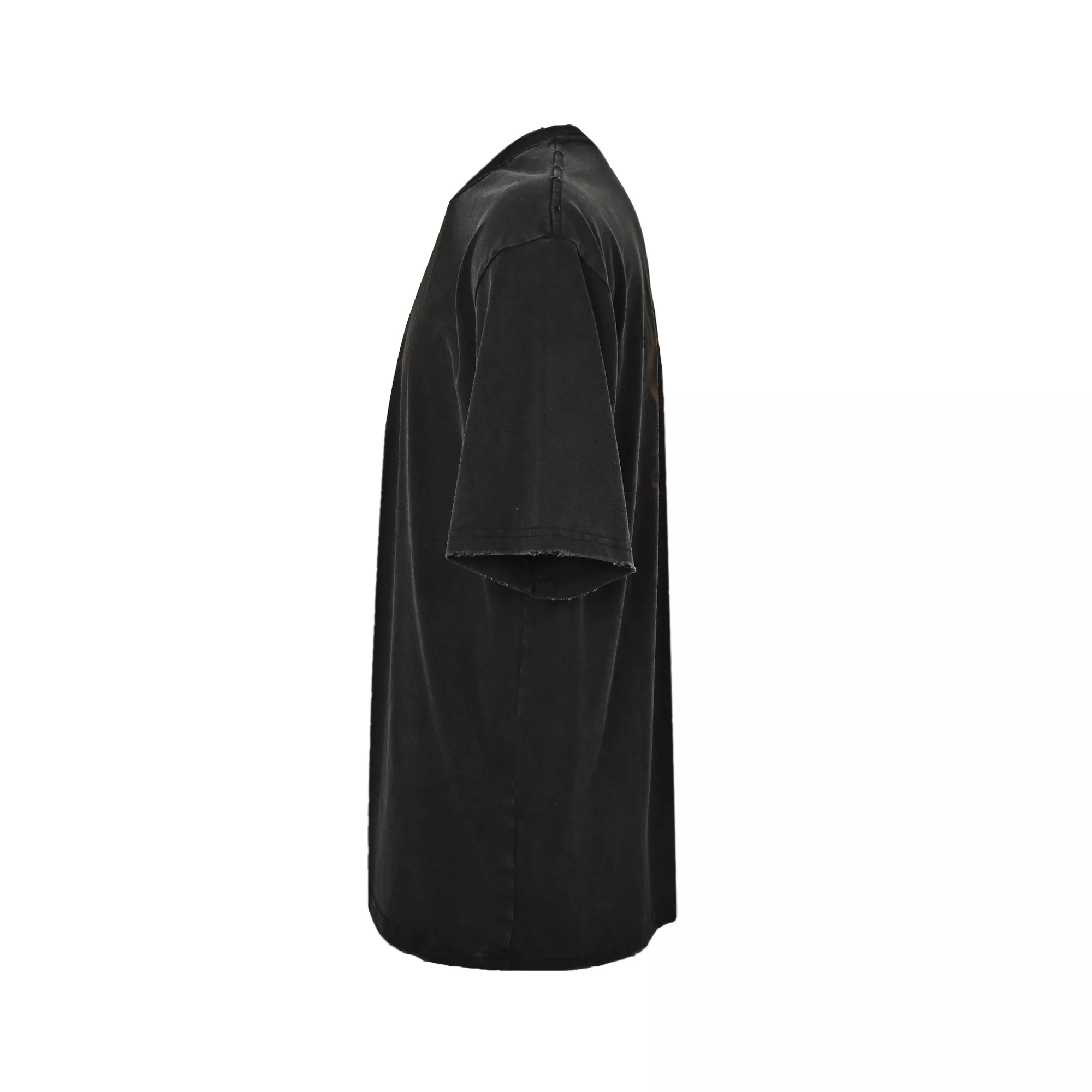발렌시아가 빈티지 워시드 락장식 로고 반팔 상세 이미지 2