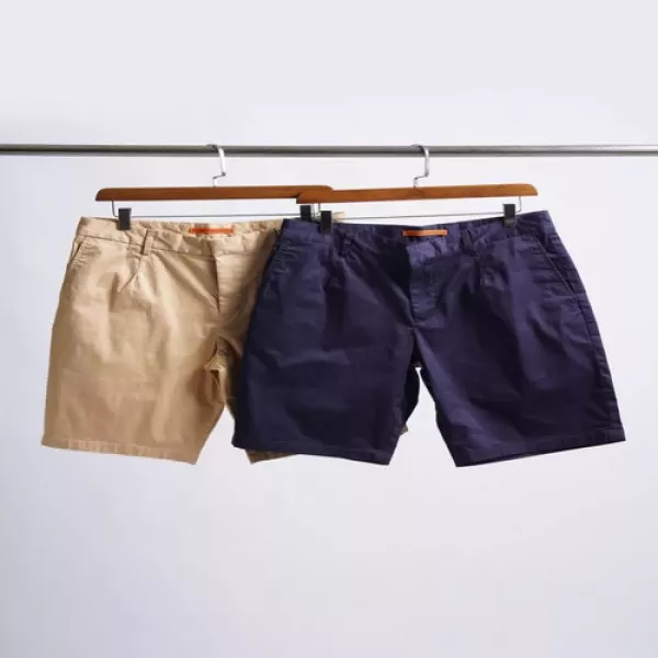 펜디 압플리츠 카키 하프 팬츠