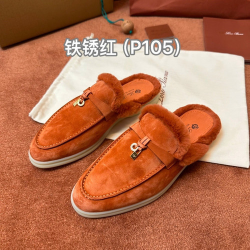 로로피아나 참스 워크 바부슈 모카신 슈즈
