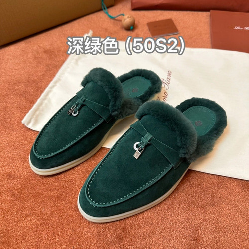 로로피아나 참스워크 바부슈 모카신 슈즈