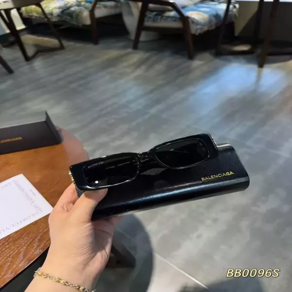 발렌시아가 슬림 직사각 선글라스