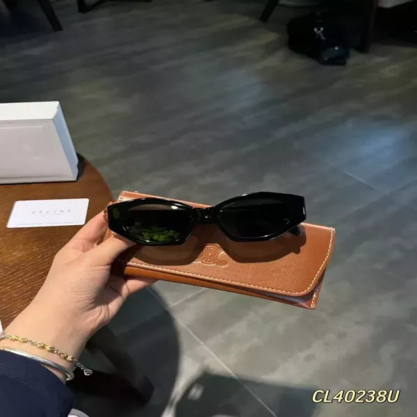 셀린느 블랙 다각형 선글라스