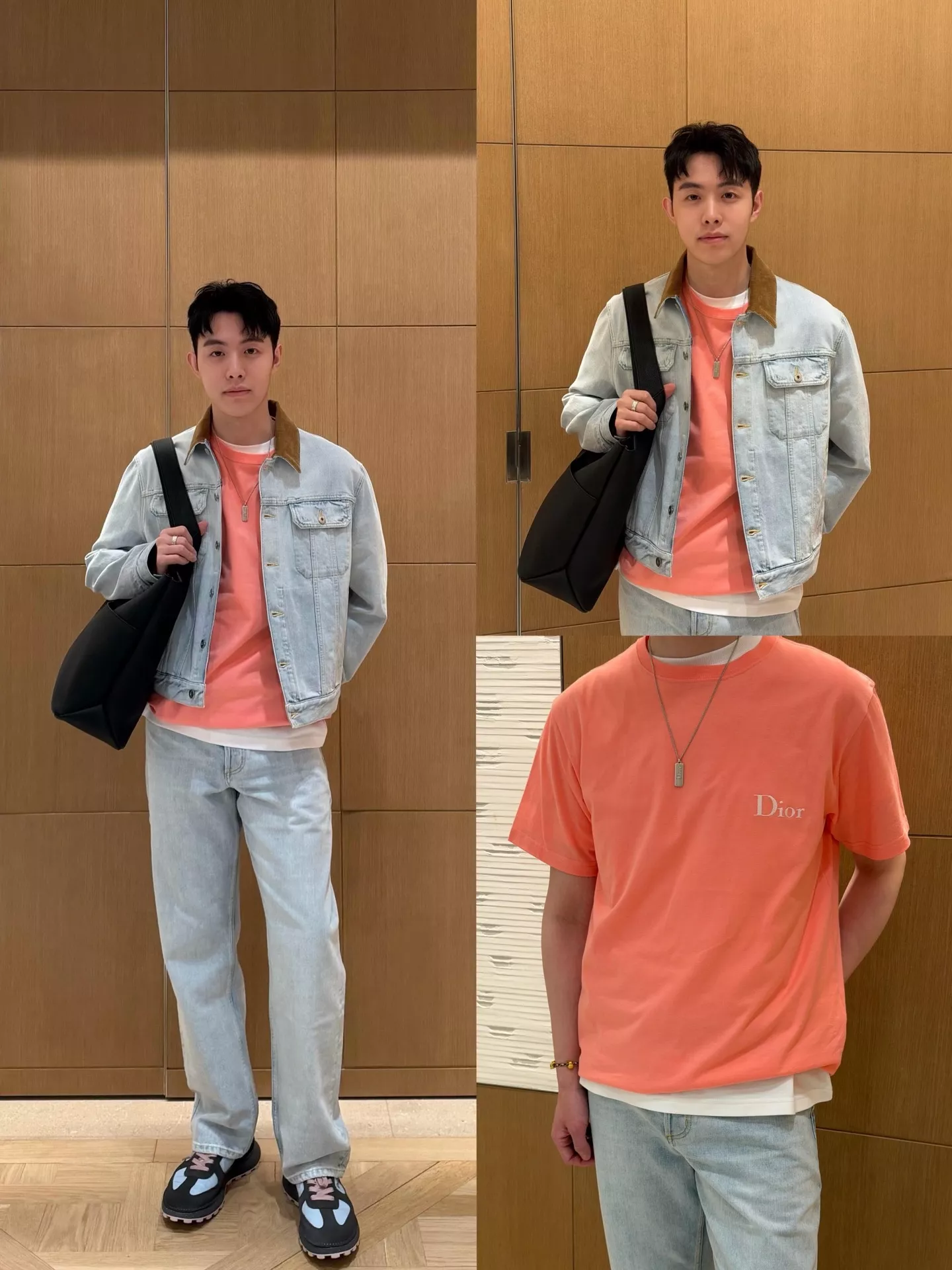 디올 루즈핏 로고 반소매 티셔츠 상세 이미지 36