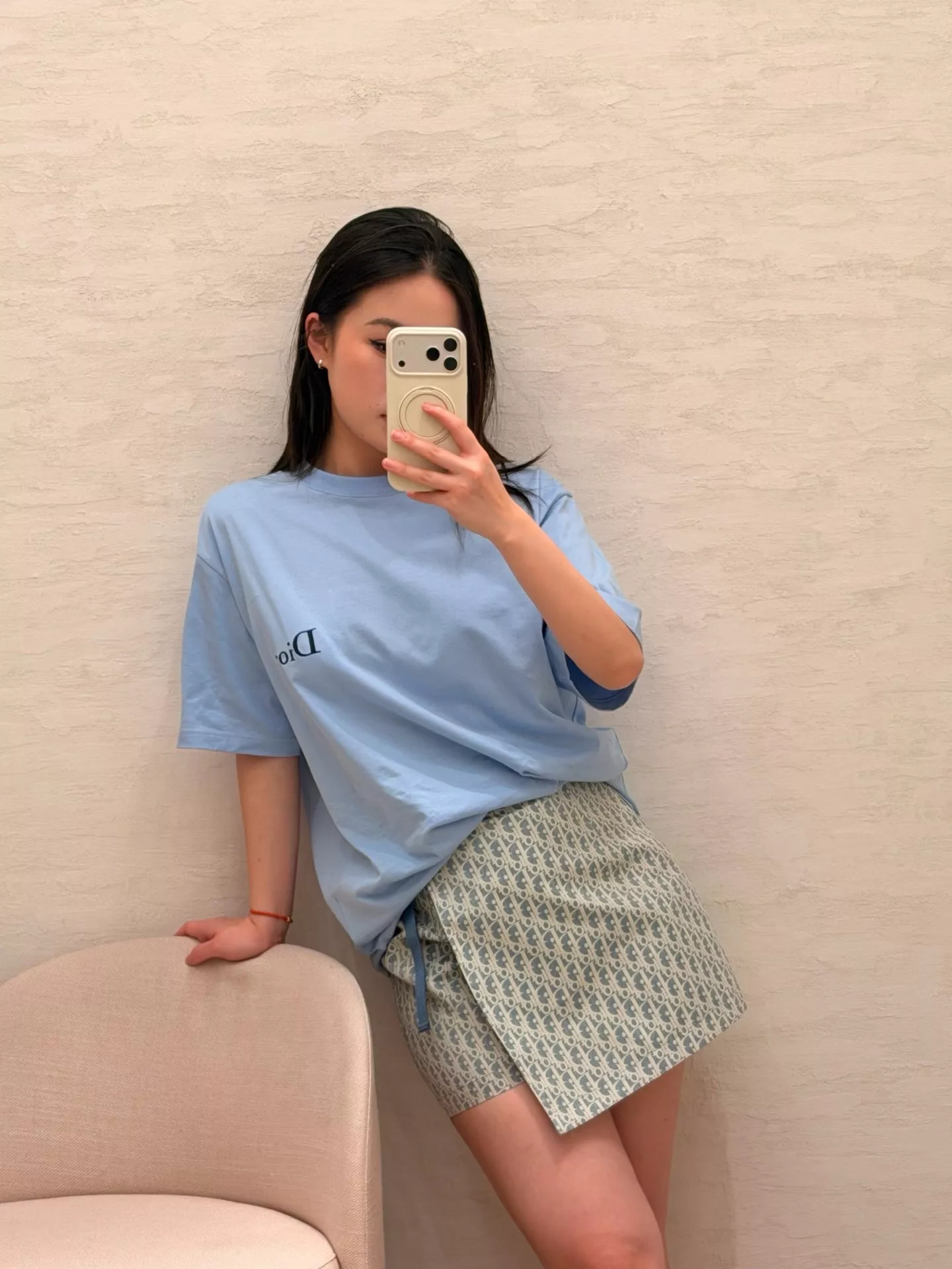 디올 루즈핏 로고 반소매 티셔츠 상세 이미지 32