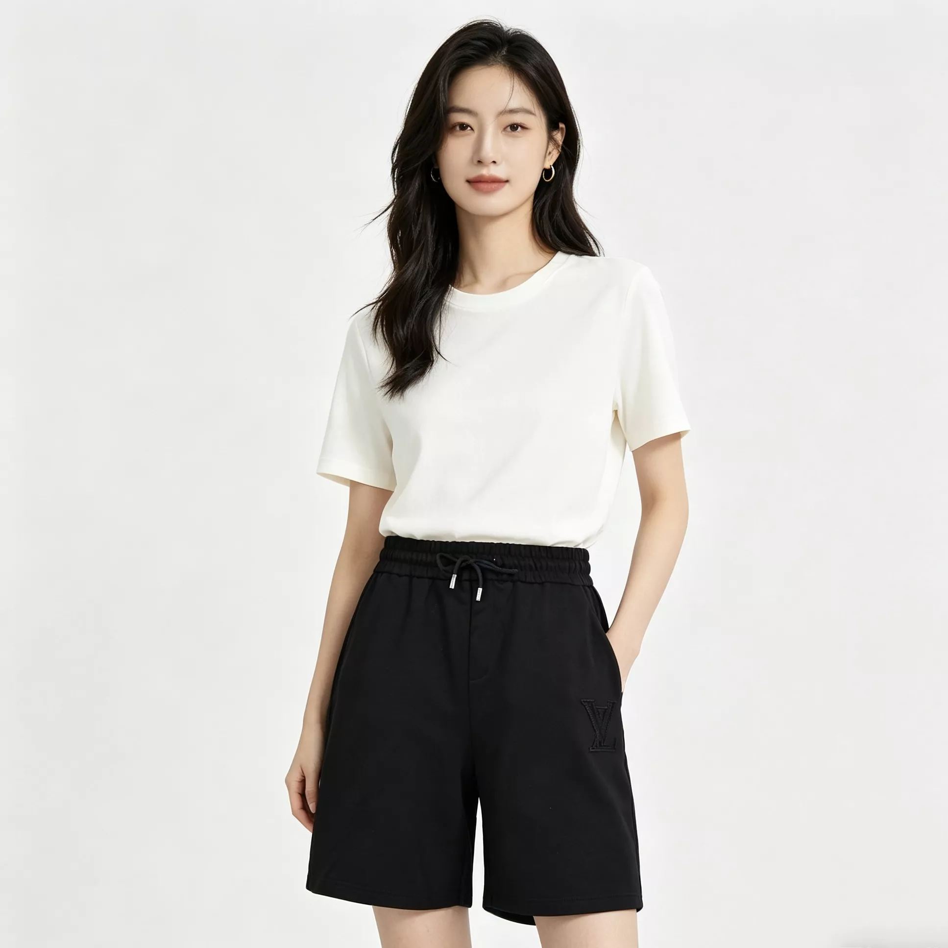 루이비통 자수 로고 쇼츠 상세 이미지 13