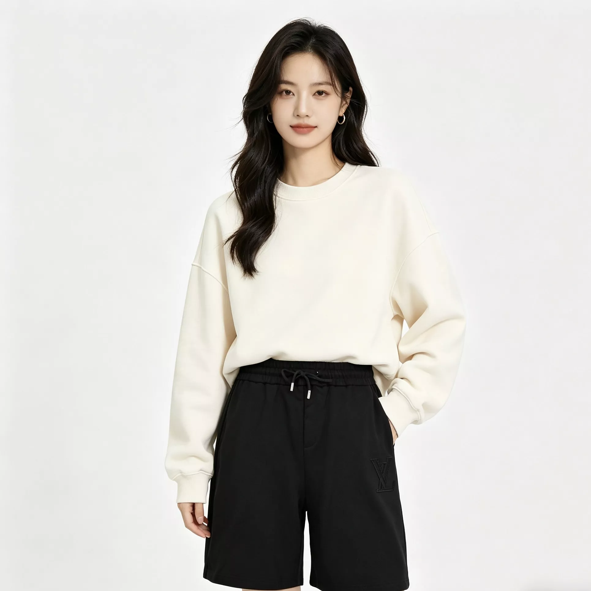 루이비통 자수 로고 쇼츠 상세 이미지 15