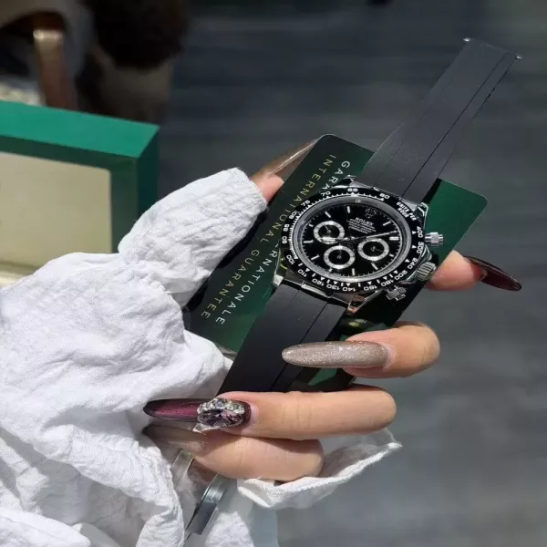 롤렉스 디통나 블랙 다이얼 워치