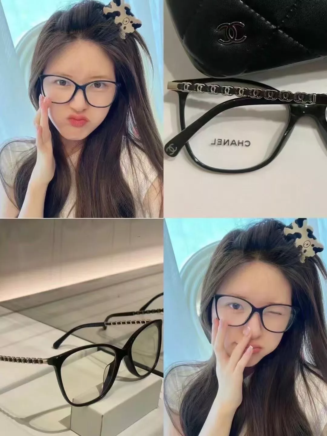 샤넬 경량 로고 안경테 상세 이미지 13
