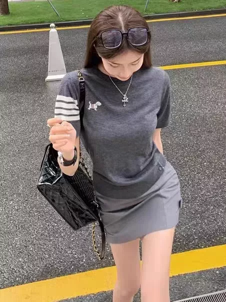 톰브라운 강아지 포인트 반소매 니트 상세 이미지 36