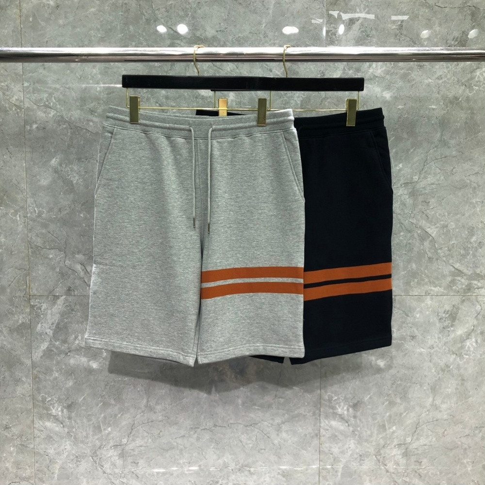 톰브라운 투라인 코튼 하프 팬츠