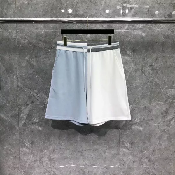톰브라운 배색 드로스트링 쇼트 팬츠