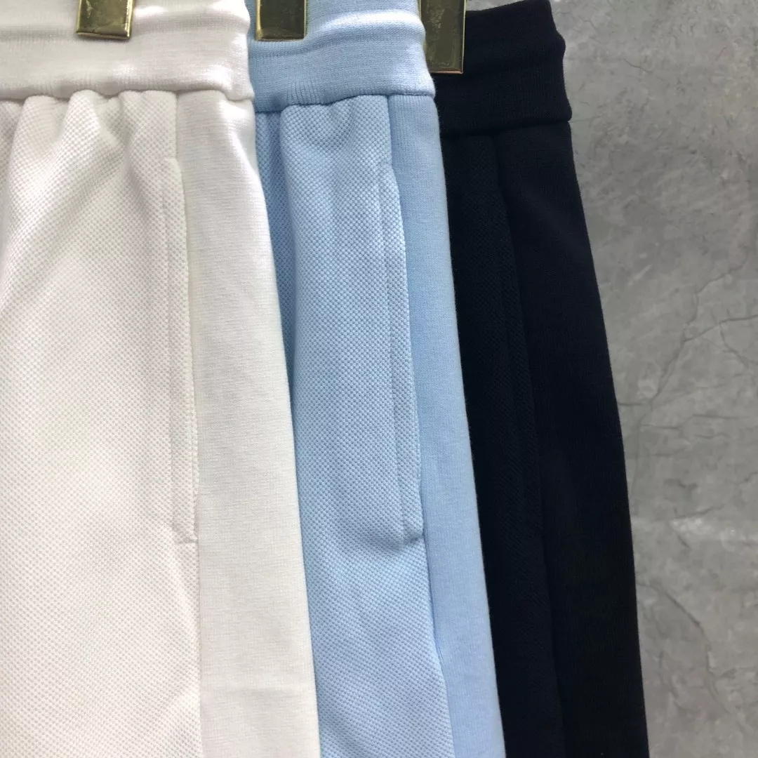 톰브라운 배색 포인트 드로스트링 숏팬츠 상세 이미지 3