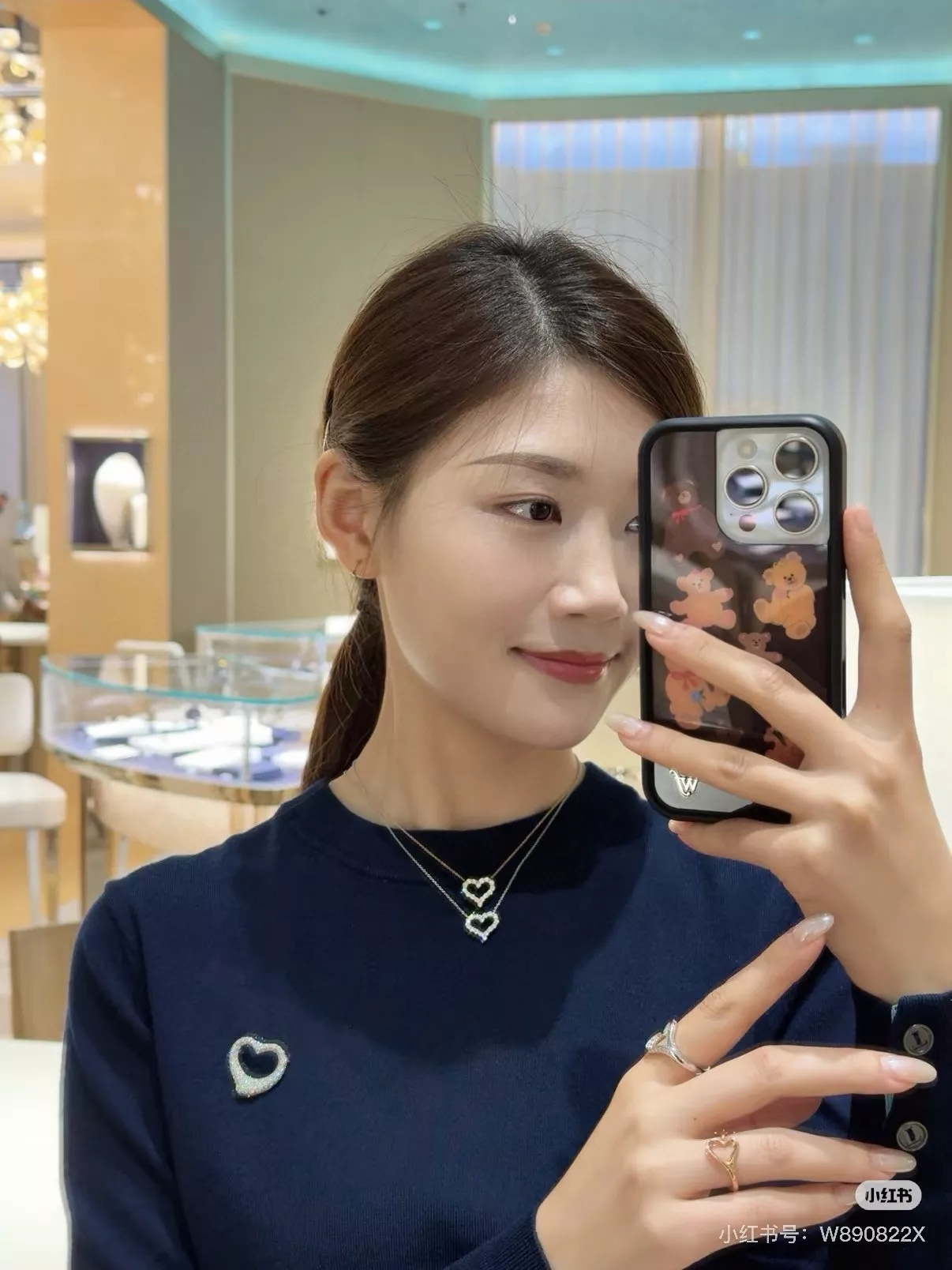 티파니앤코 하트 펜던트 체인 목걸이 상세 이미지 11