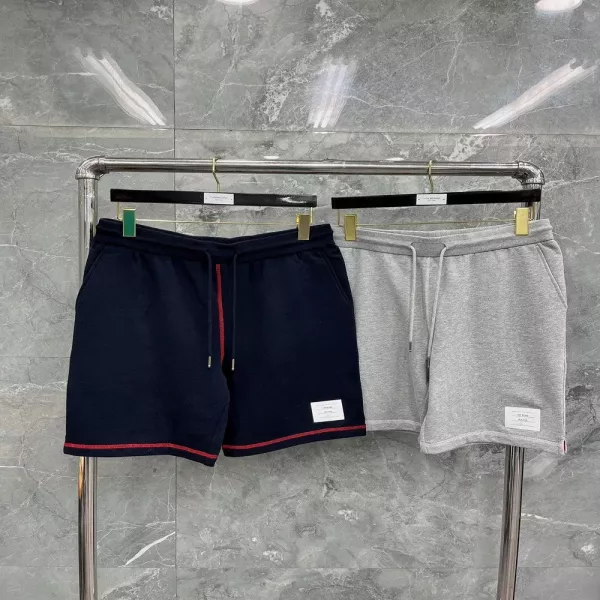 톰브라운 클래식 사선 포인트 배색 반바지