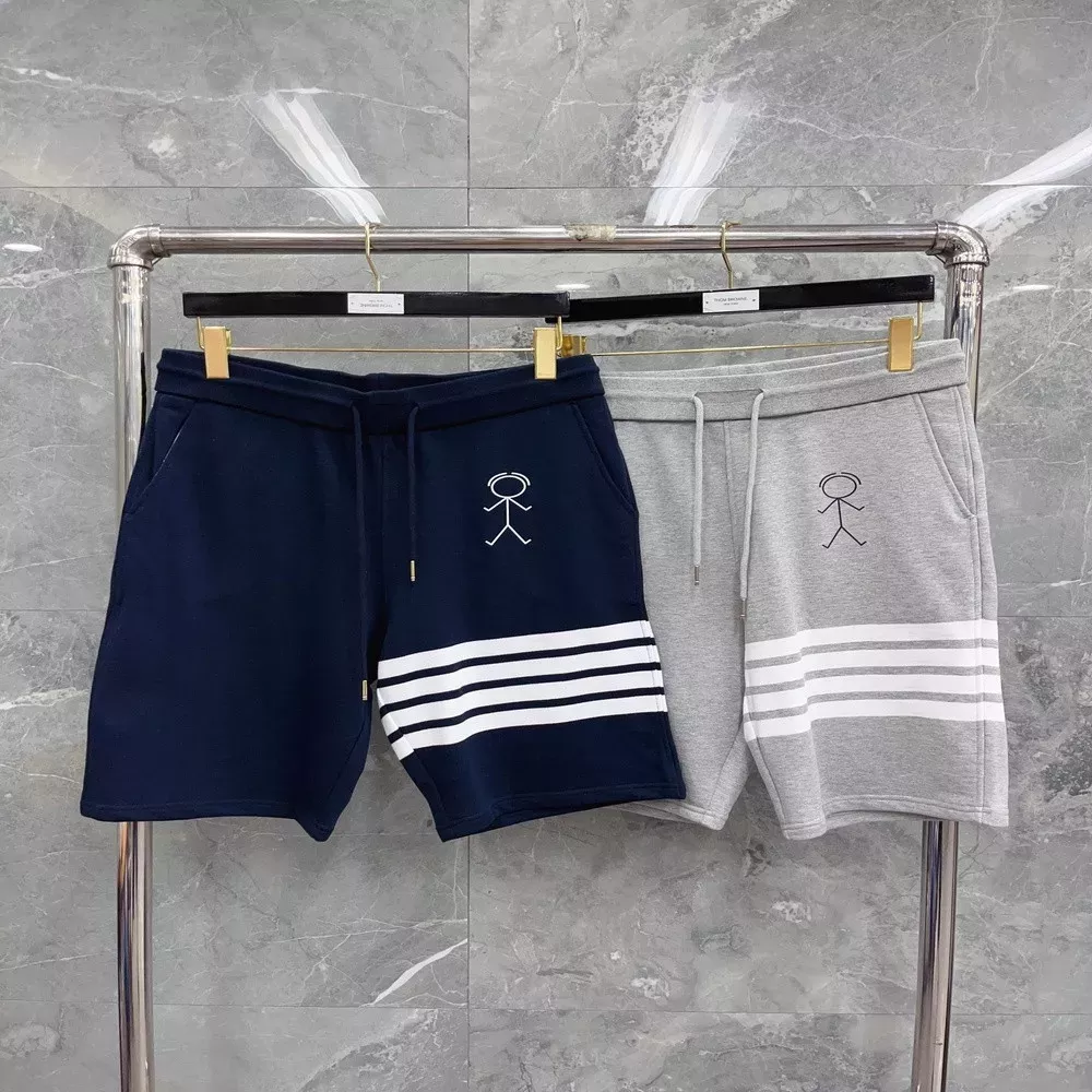 톰브라운 자수 포인트 코튼 쇼츠