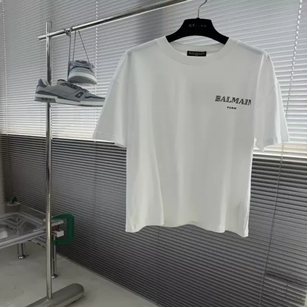 발망 클래식 로고 더블사 순면 반소매