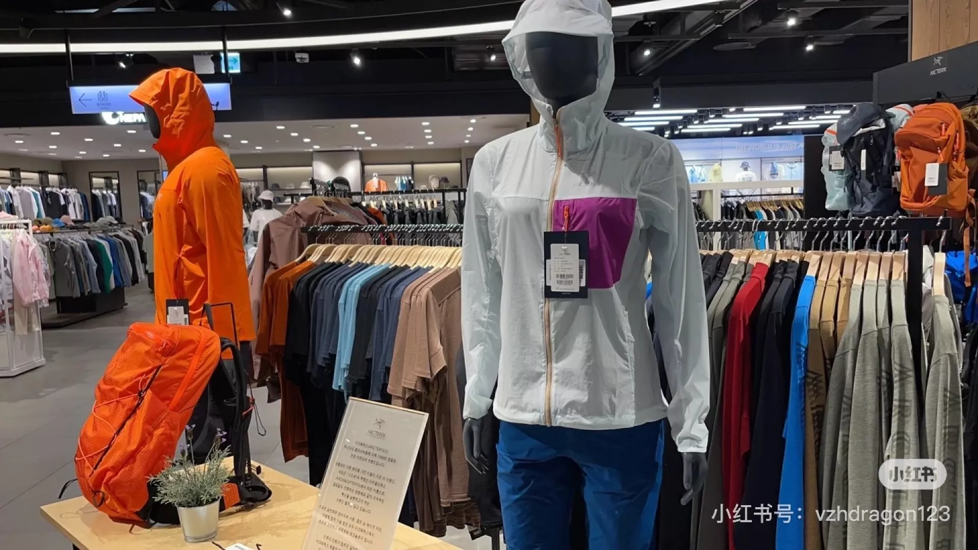 아크테릭스 경량 후드 바람막이 재킷 상세 이미지 9