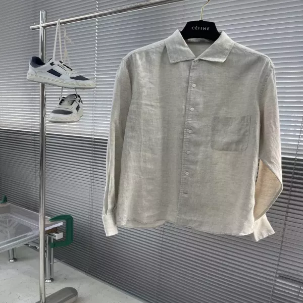 브루넬로쿠치넬리 린넨 버튼 셔츠