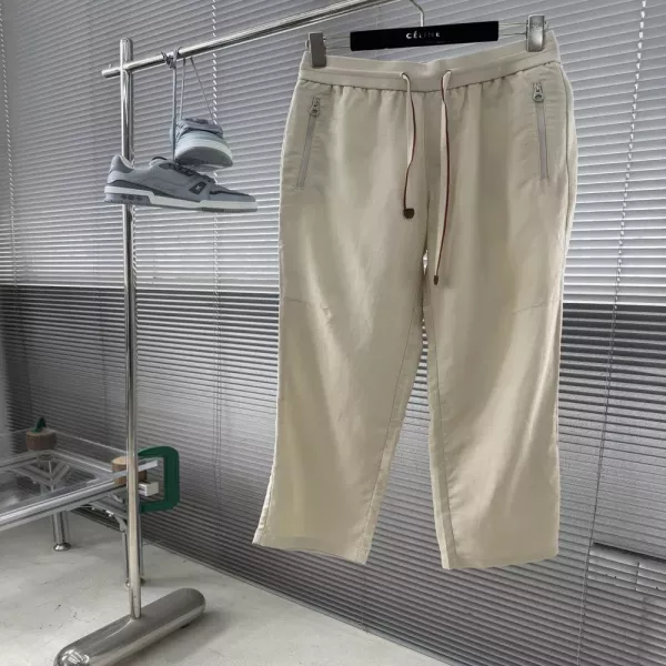 로로피아나 라이오셀 린넨 혼방 드로스트링 팬츠