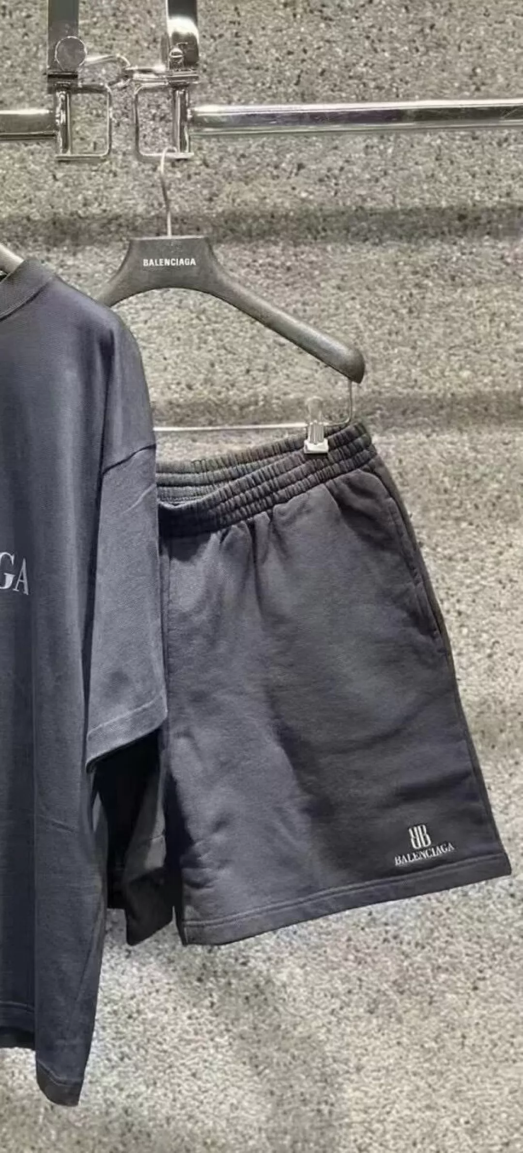 발렌시아가 나노 비비 자수 워싱 쇼츠 상세 이미지 11