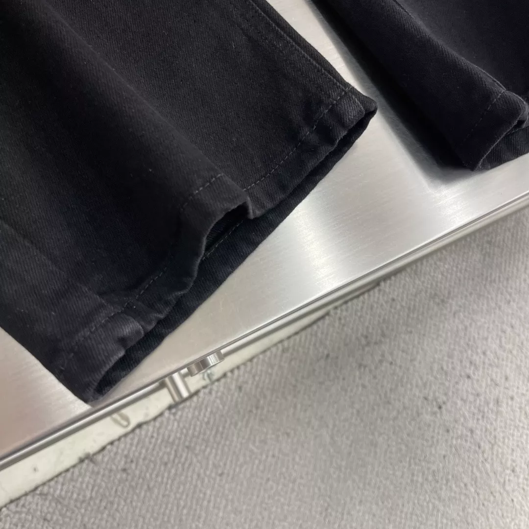 디올 블랙 마이크로 부츠컷 데님 팬츠 상세 이미지 7