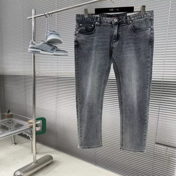 브루넬로쿠치넬리 스모크 그레이 워싱 데님 팬츠