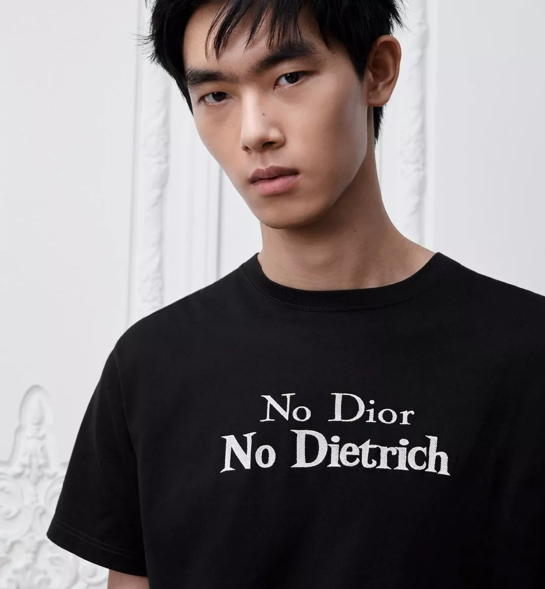 디올 자수 그래픽 코튼 티셔츠 상세 이미지 25