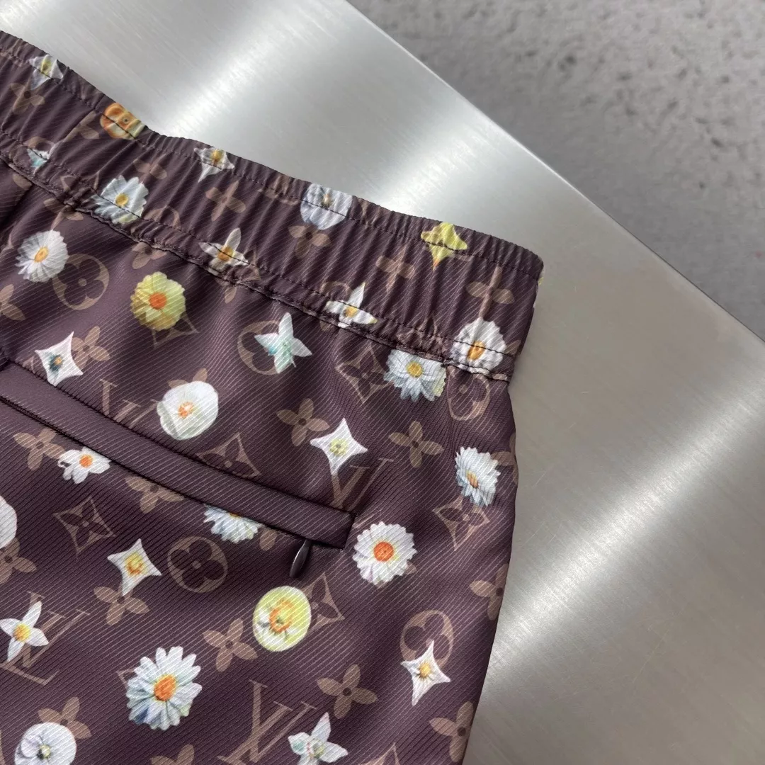 루이비통 스탠드 칼라 플라워 프린트 세트 상세 이미지 17