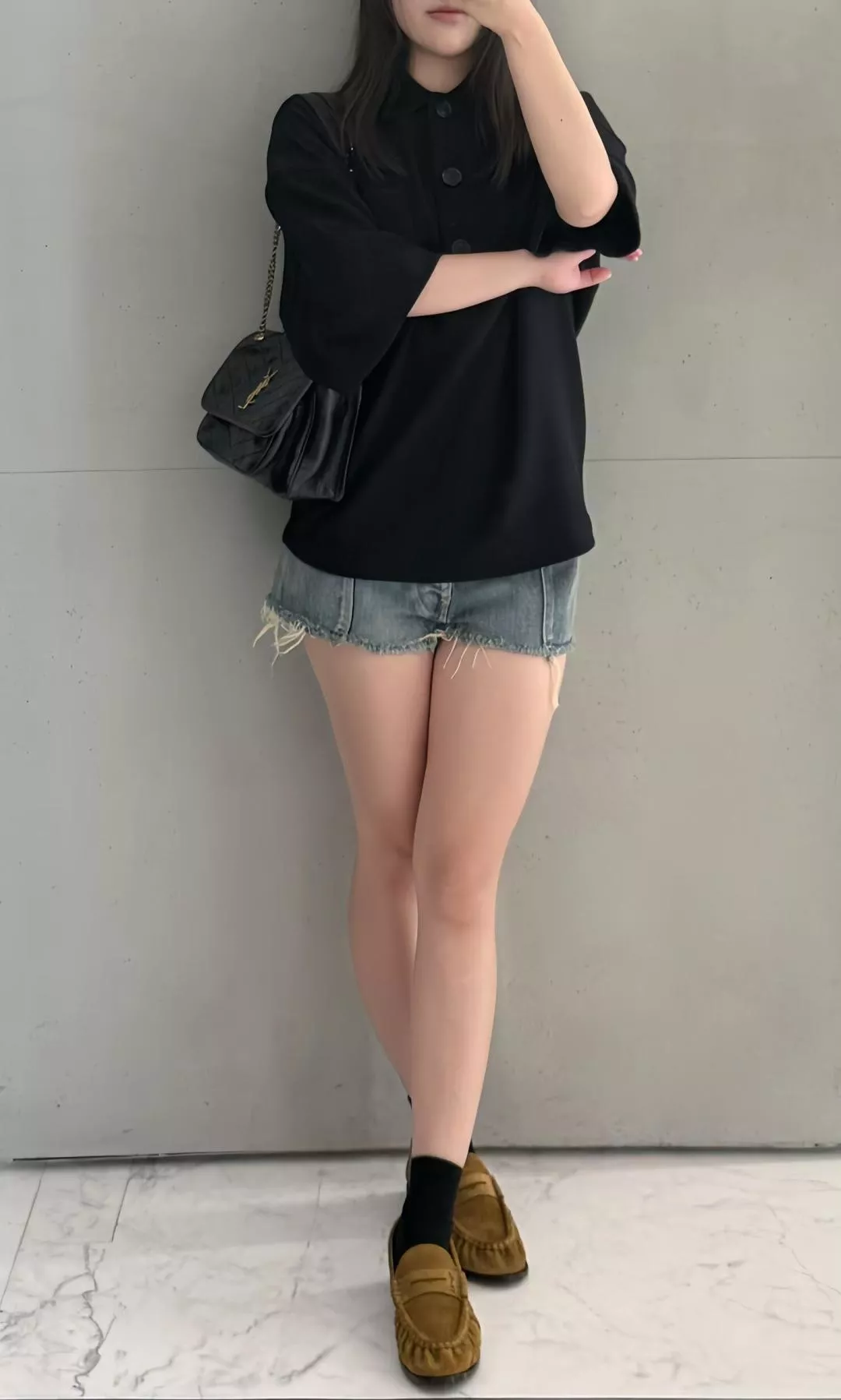 입생로랑 로고 자수 폴로 셔츠 상세 이미지 16