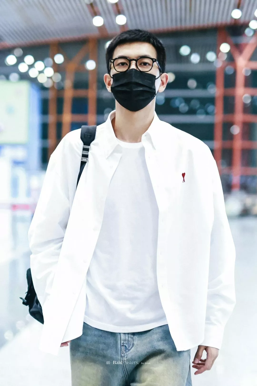 아미 하트 자수 옥스포드 셔츠 상세 이미지 23