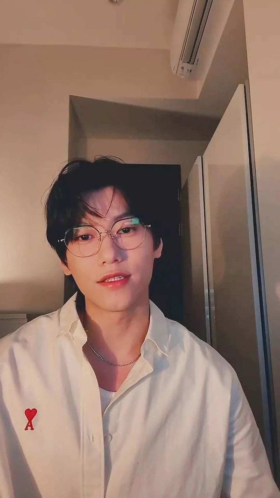 아미 하트 자수 옥스포드 셔츠 상세 이미지 27