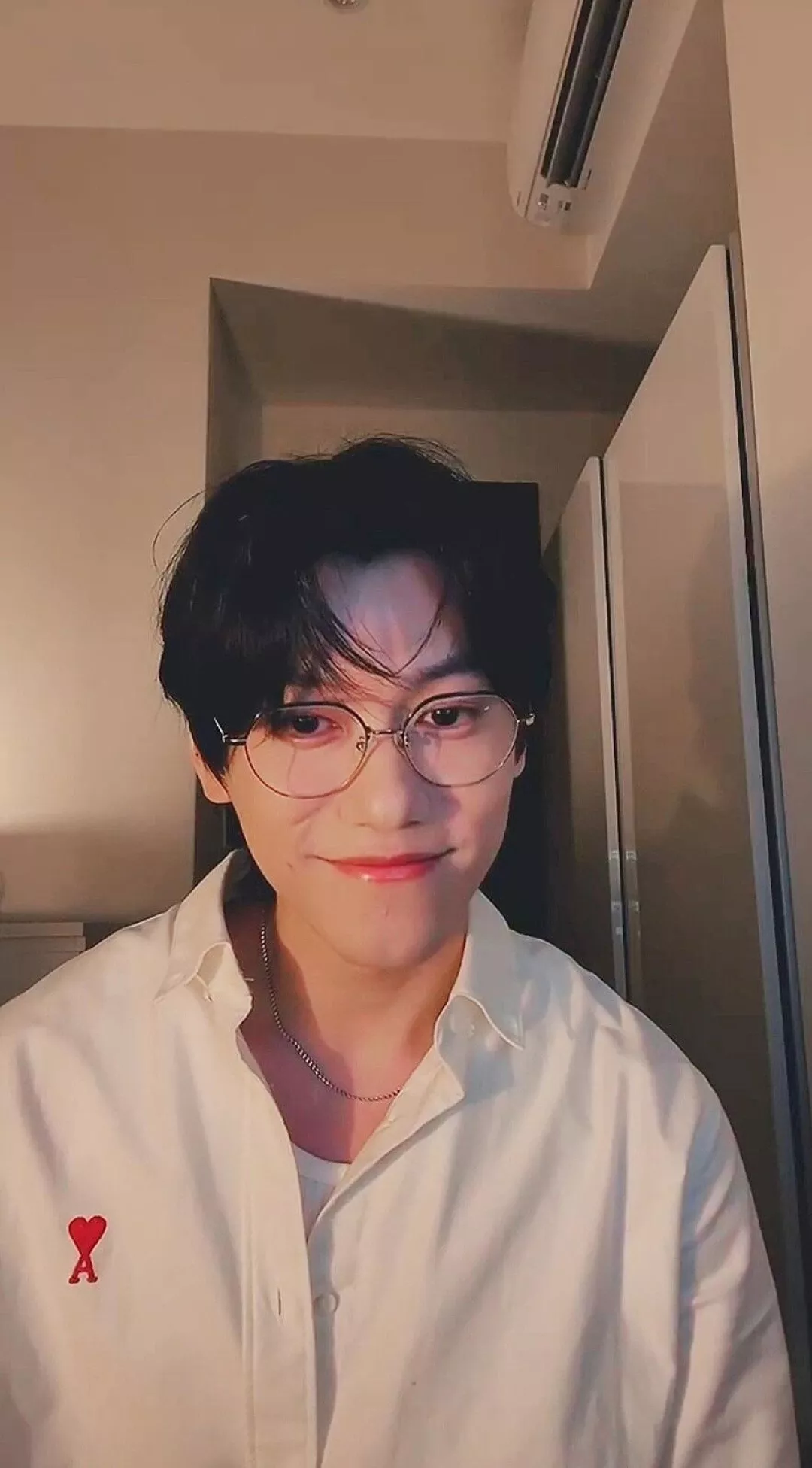 아미 하트 자수 옥스포드 셔츠 상세 이미지 26