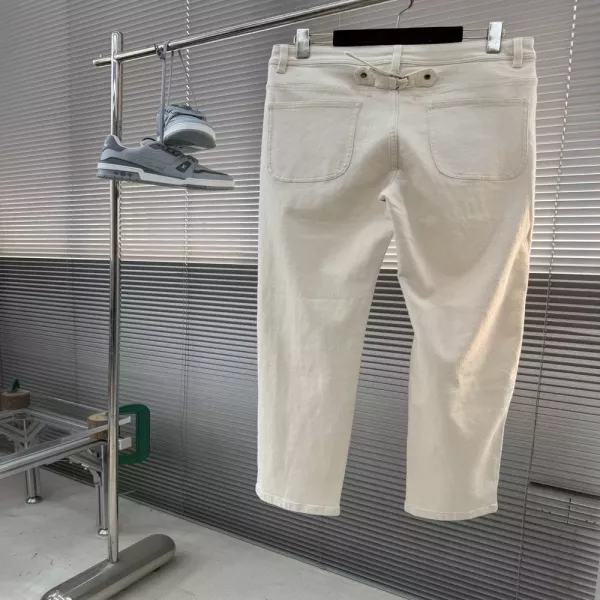 메종마르지엘라 빈티지 워싱 아이보리 데님 팬츠