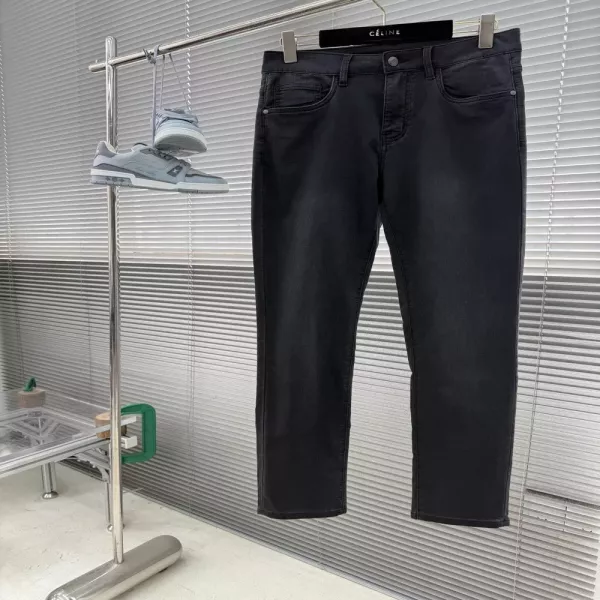 프라다 클래식 삼각 로고 데님 팬츠