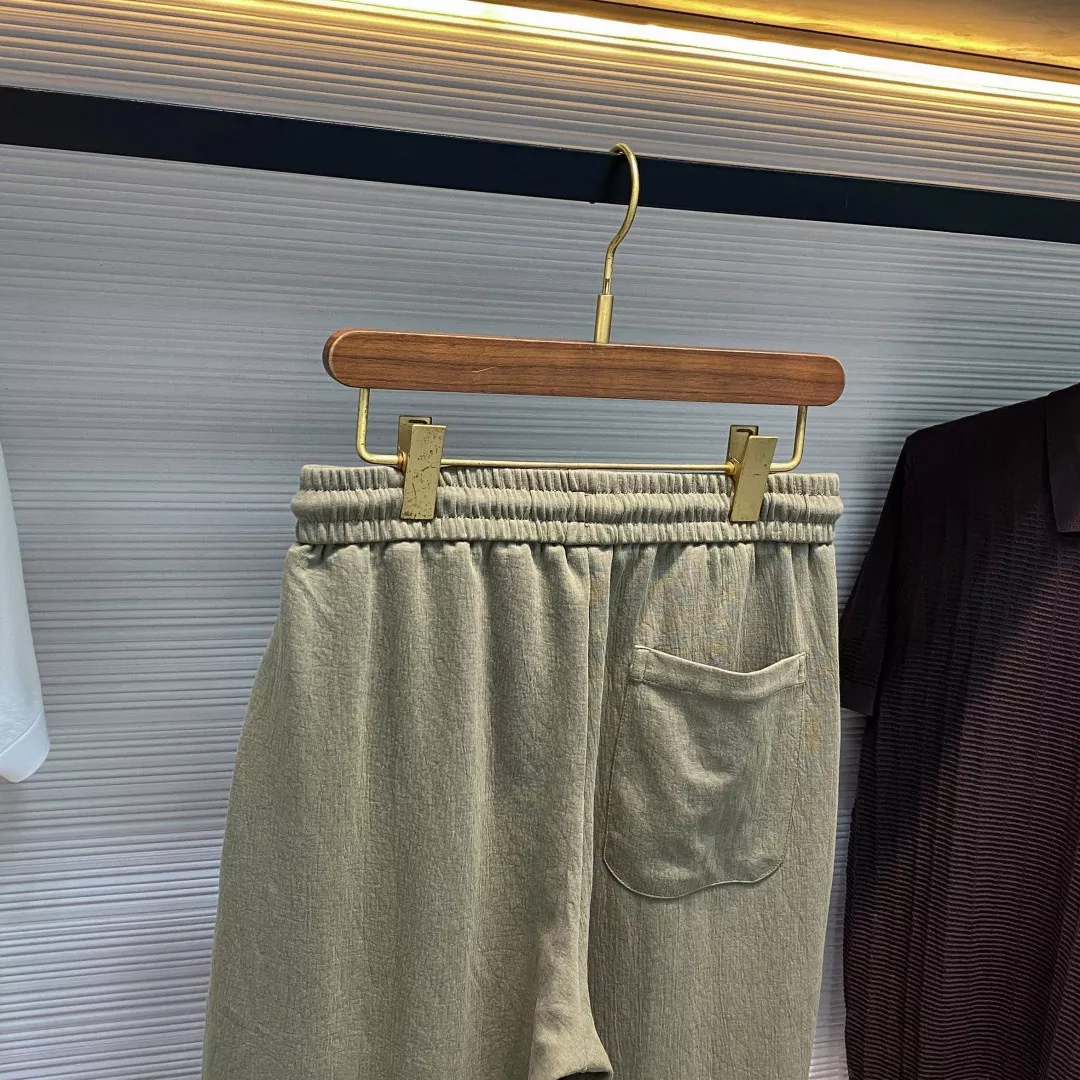 제냐 텐셀 혼방 퍼프 텍스처 밴딩 팬츠 상세 이미지 8