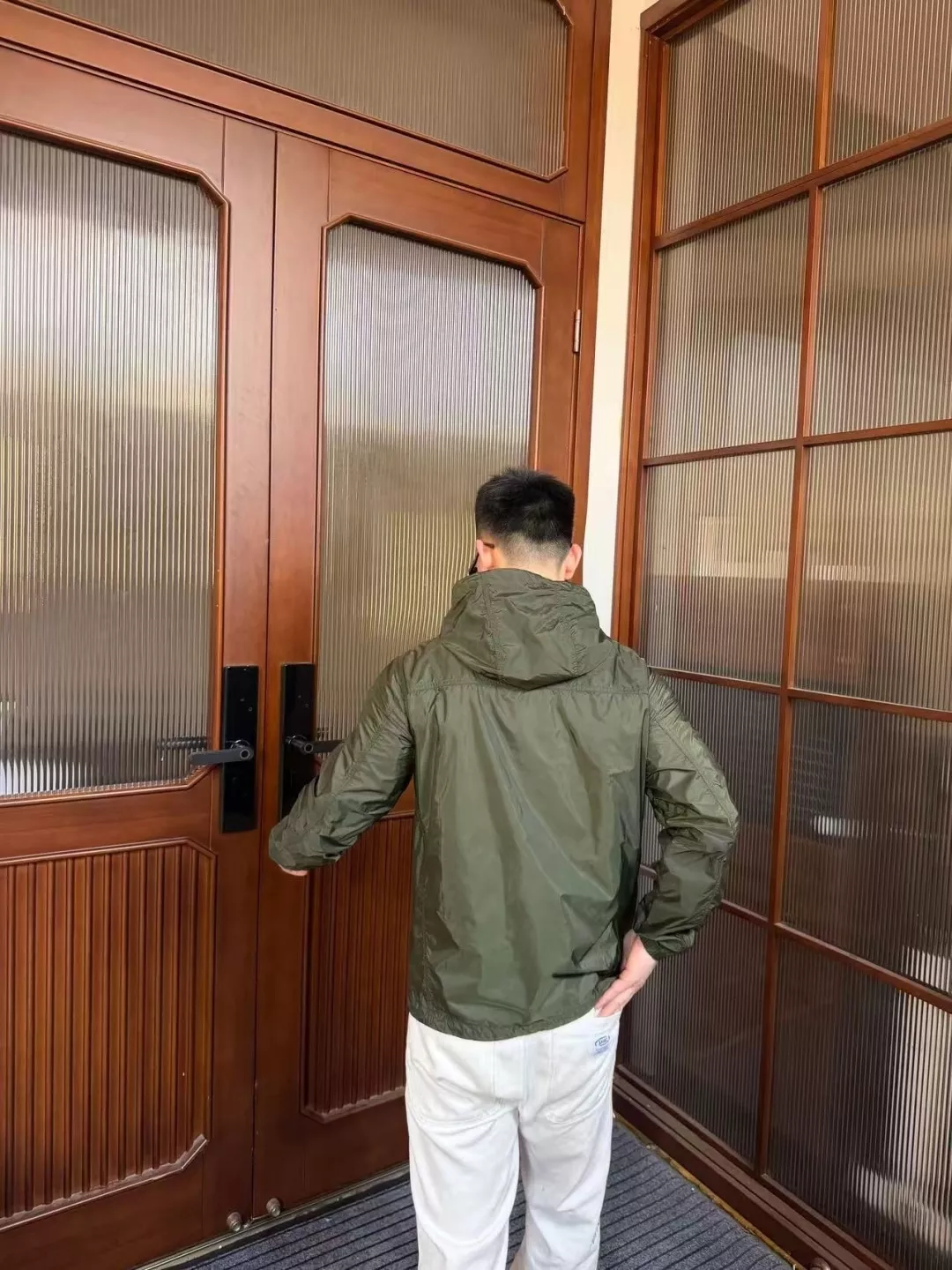 캐나다구스 경량 나일론 방풍 후드 집업 재킷 상세 이미지 25