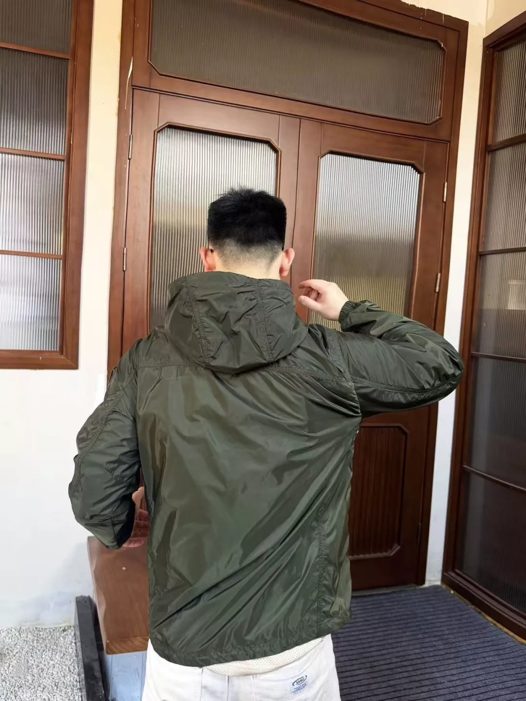 캐나다구스 경량 나일론 방풍 후드 집업 재킷 상세 이미지 27